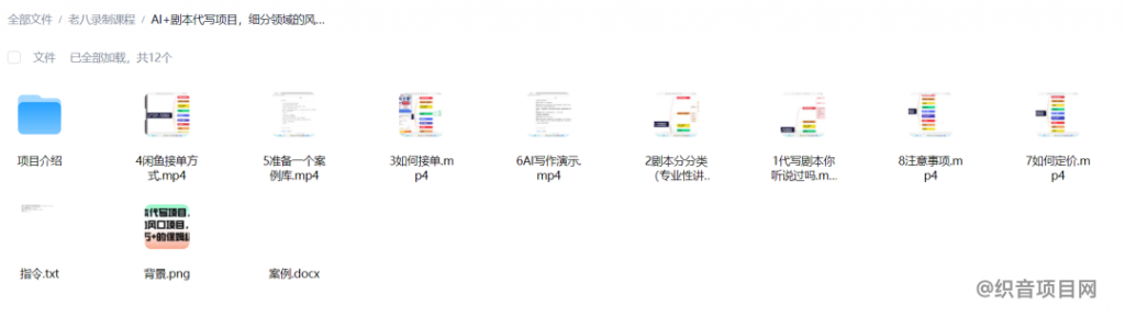 图片[7]-AI剧本代写项目，细分领域的风口项目-织音项目网