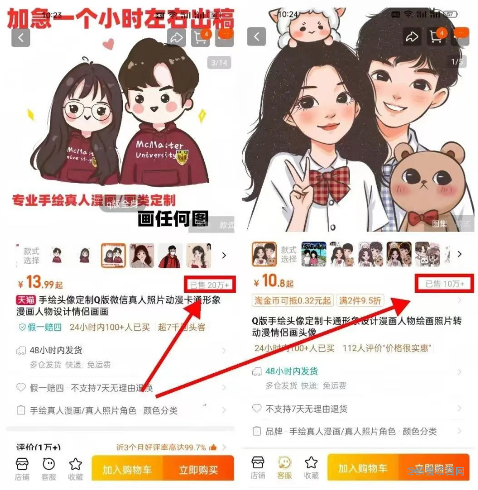 图片[2]-AI情侣头像项目怎么操作？操作特别简单-织音项目网