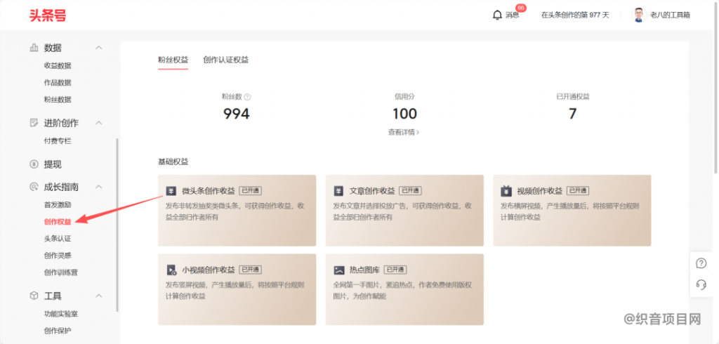 图片[3]-今日头条微头条玩法，谁都能赚钱的项目-织音项目网